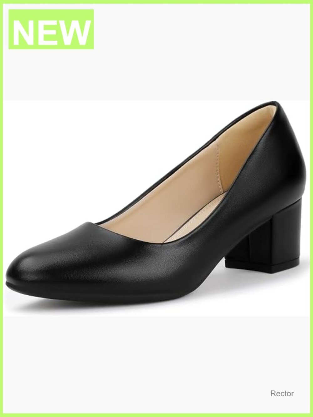 Women's Closed Toe Block Heels Pumps Low Chunky Heels Wedding Work Dress Shoes